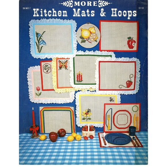 More Kitchen Mats and Hoops Counted Cross Stitch Vintage 1983 - Picture 2 of 2